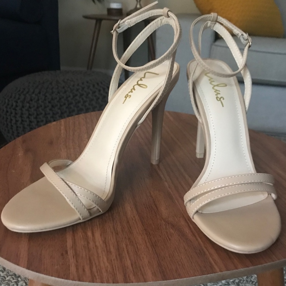 Lulu's Nude Heels - new, never worn!